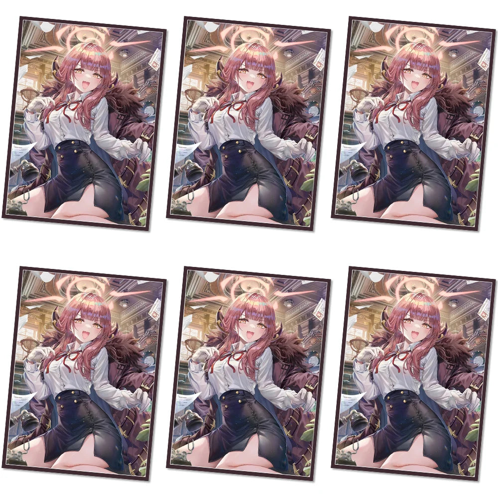60PCS 67x92mm Anime Card Sleeves Board Game Cards Protector PTCG Cards Shield Card Cover for PTCG/MGT Trading Cards