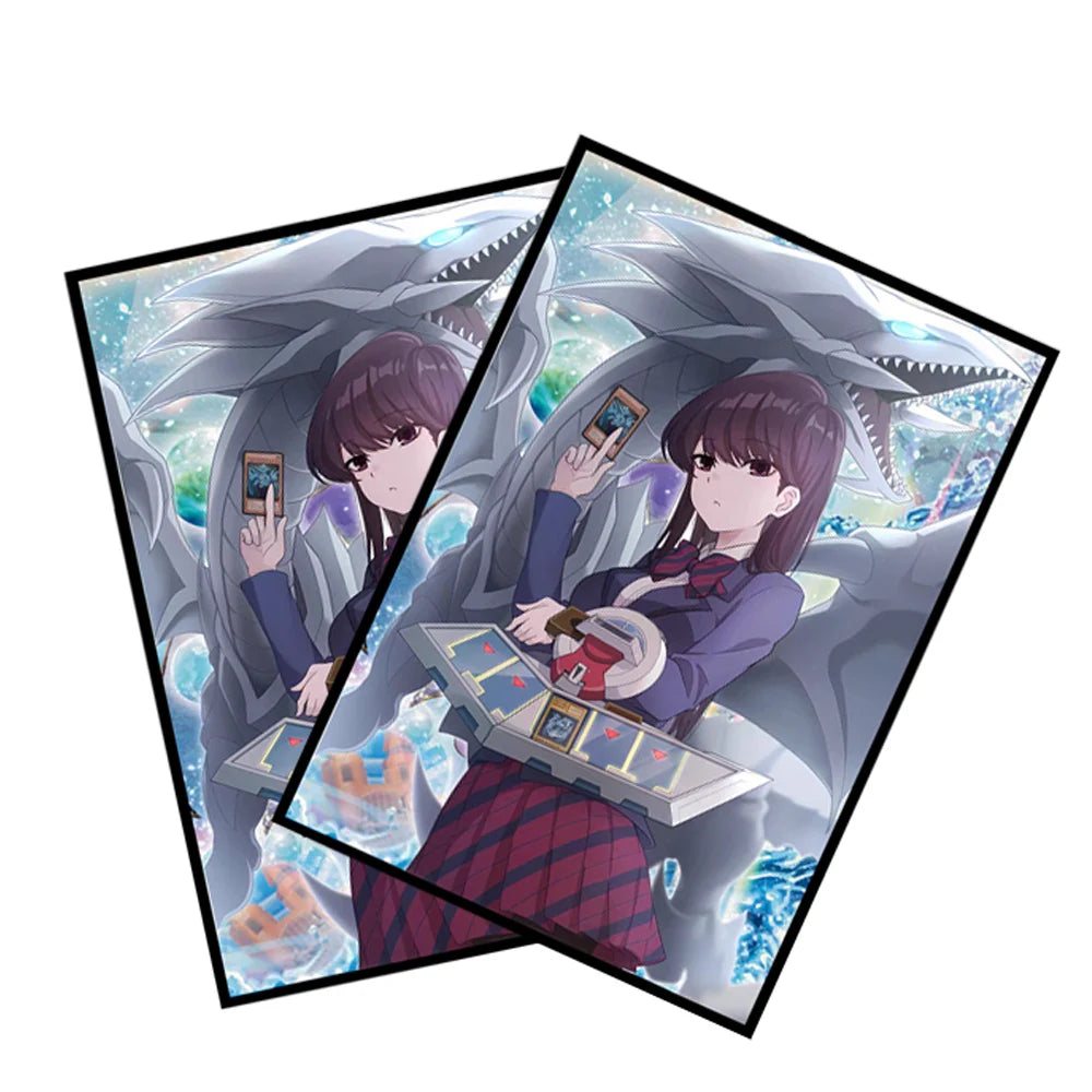 50PCS 63x90mm 16 Styles Anime Card Sleeve for YGO Game Cards Collection Player's Favorite Cartoon Sleeves Year-end Special Offer