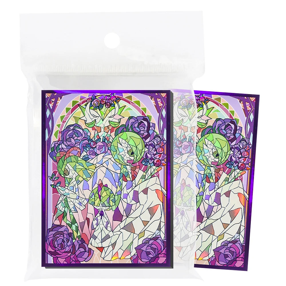 60pcs 66x91mm Multiple Styles Cool Anime Card Sleeves, Perfect for PTCG/Trading Cards, Board Game /Collection Cards Protector