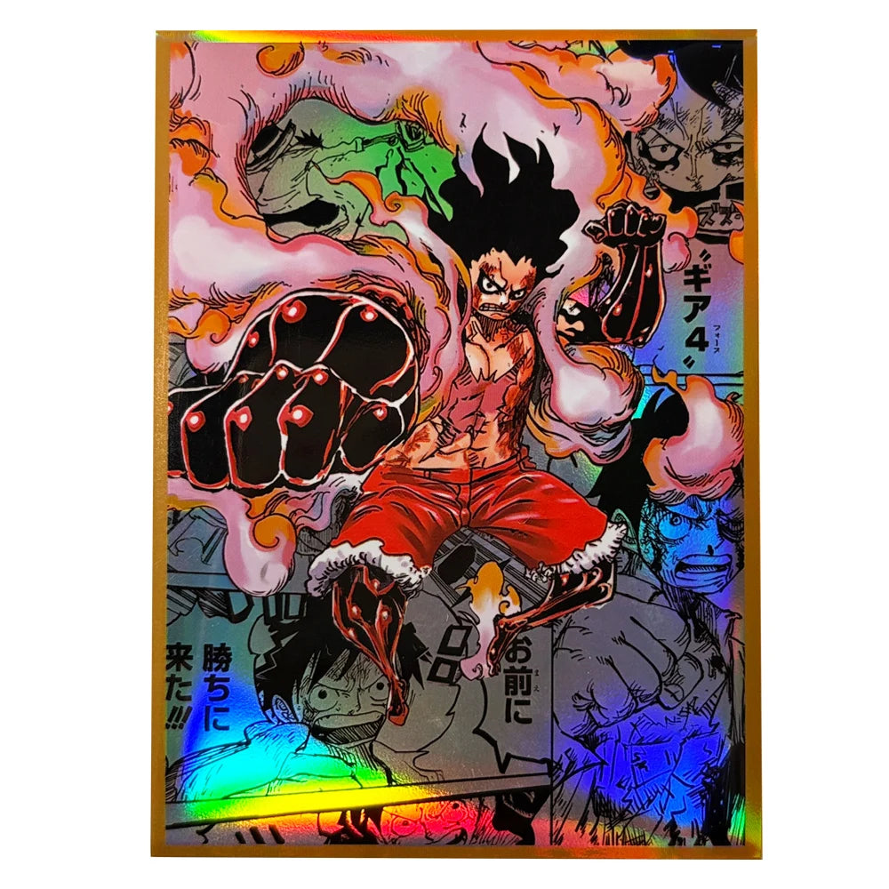 60PCS 67X92mm Standard Size Art Anime Card Sleeves OPCG/PTCG Game Top Loading Board Game Trading Card Protector