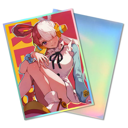 60PCS 67x92mm Outer Picture Protector Shinny Cover For MGT/PTCG Standard Size Holographic Foil Card Sleeve