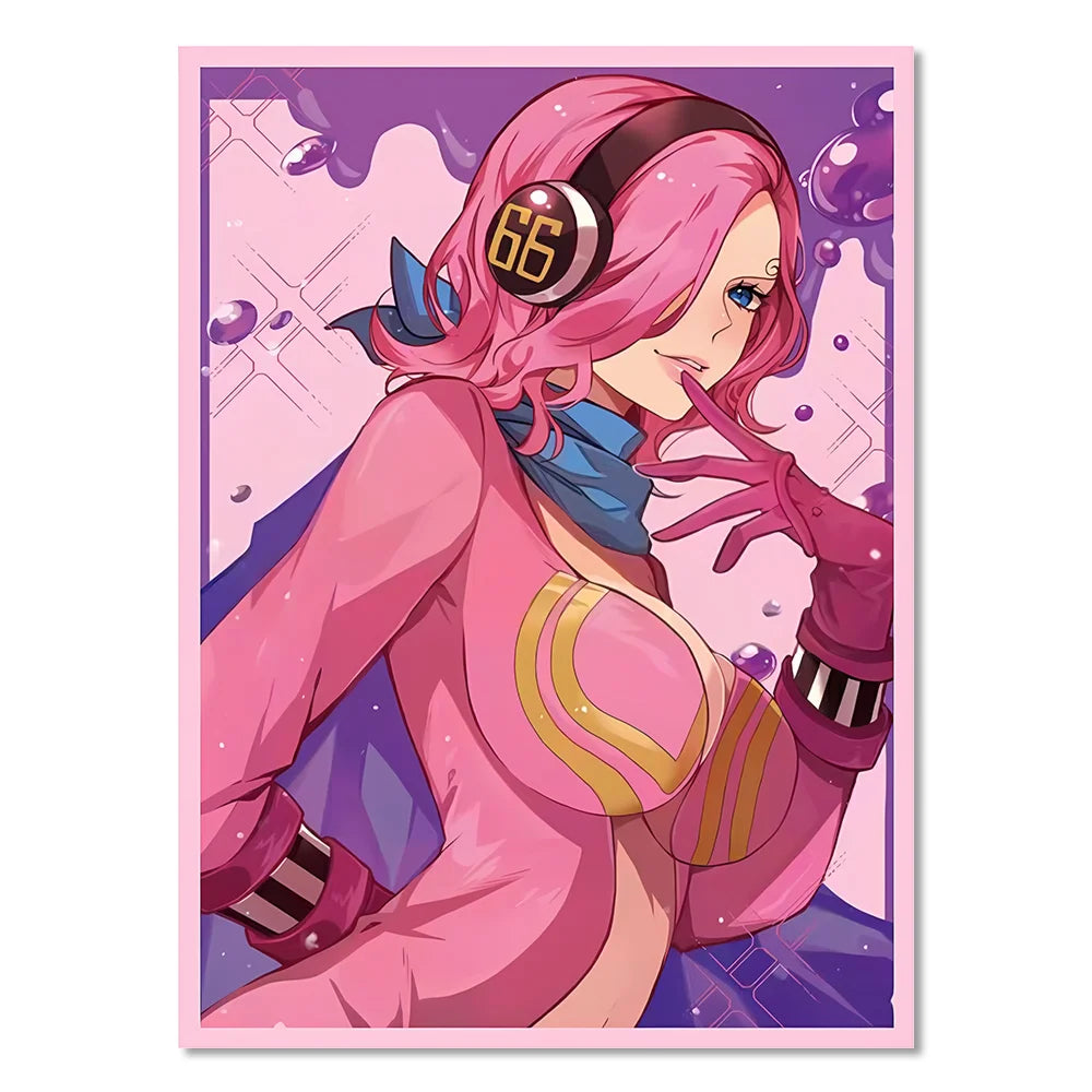 60 PCS 67X92mm Holographic Standard Size Art MGT Card Sleeves Anime TCG Game Top Loading Board Game Trading Card Protector