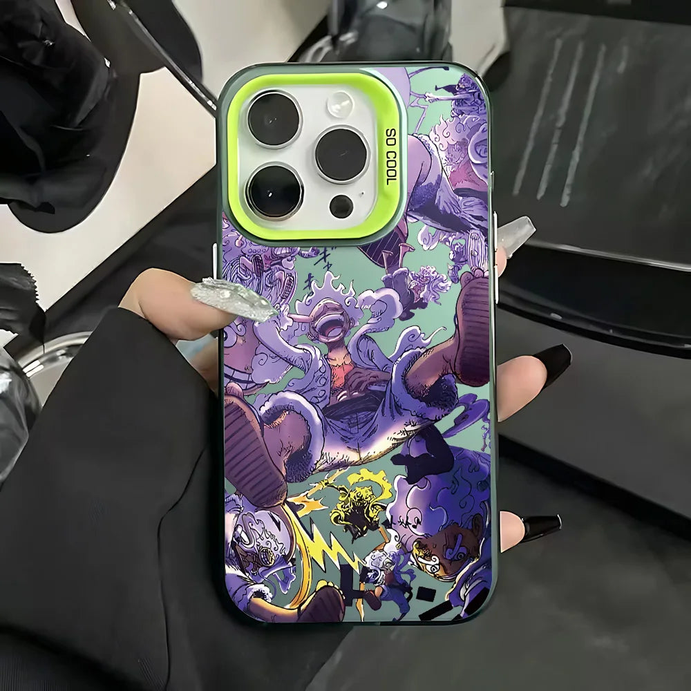Anime One Piece Luffys Cool Phone Case For iPhone 17 17e 16e 16 15 14 13 12 11 Pro Max Air Plus Anti Fall Matte Back Cover