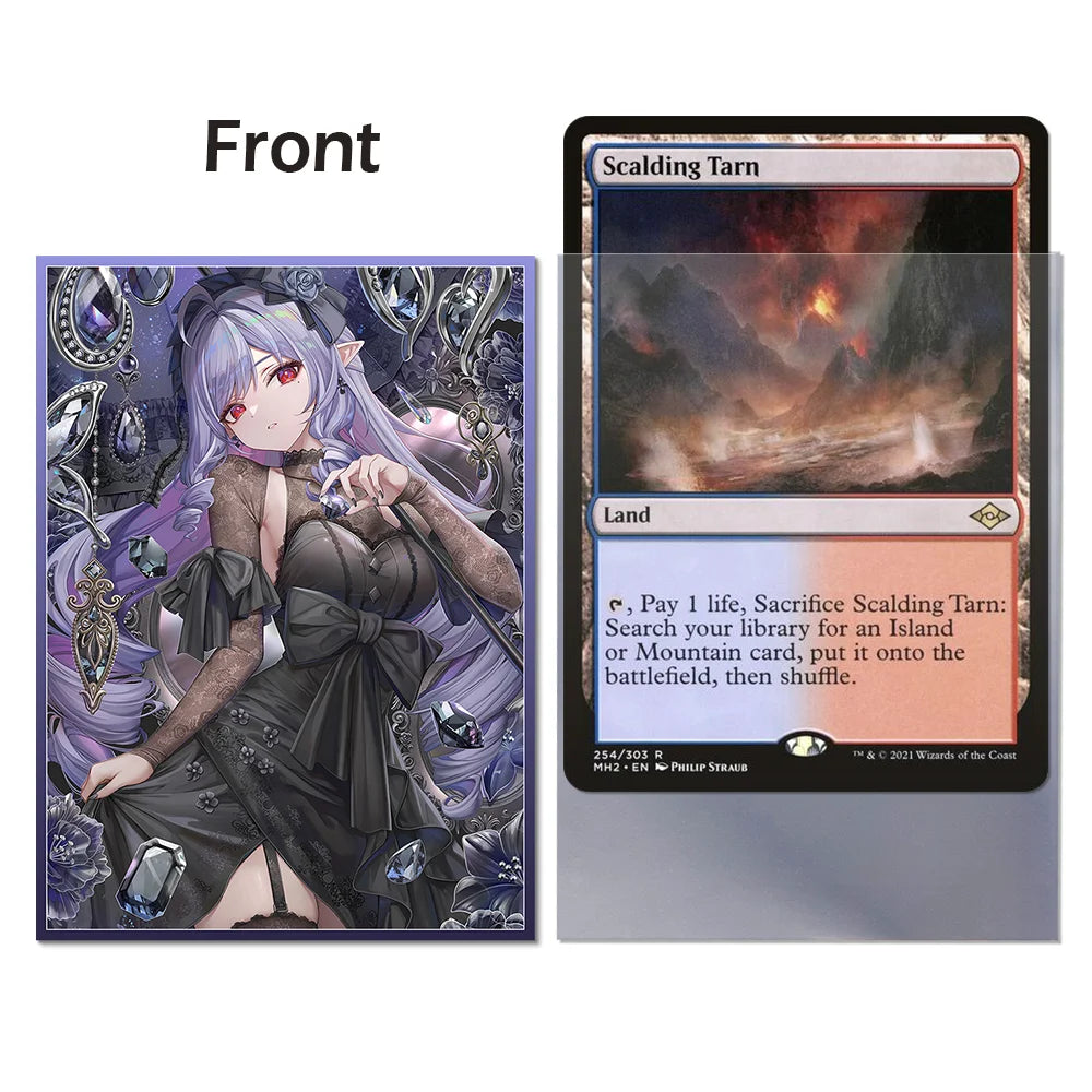60PCS 67x92mm Standard Size Anime Cartoon Card Sleeves Top Loading Board Game Card Protector for TCG/PTCG/PKM