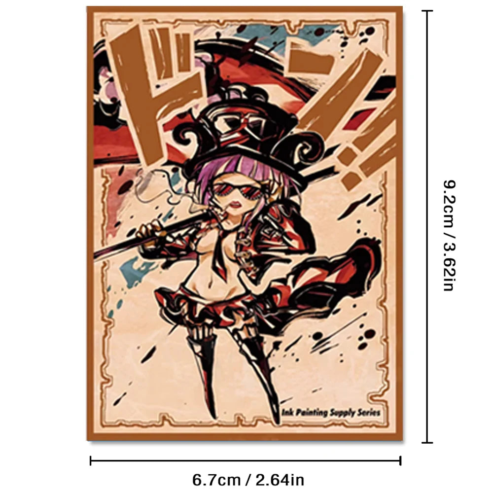 67*92mm 60PCS One Piece Uta Yamato Betty Luffy Law Zoro Card Sleeves for PTCG OPCG Trading Cards Protector High Quality