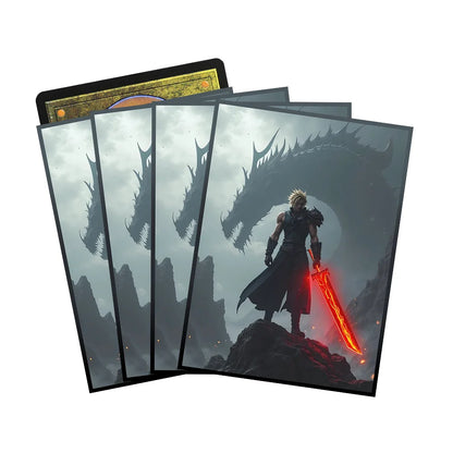 60pcs 66x91mm Multiple Styles Cool Anime Card Sleeves, Perfect for PTCG/Trading Cards, Board Game /Collection Cards Protector
