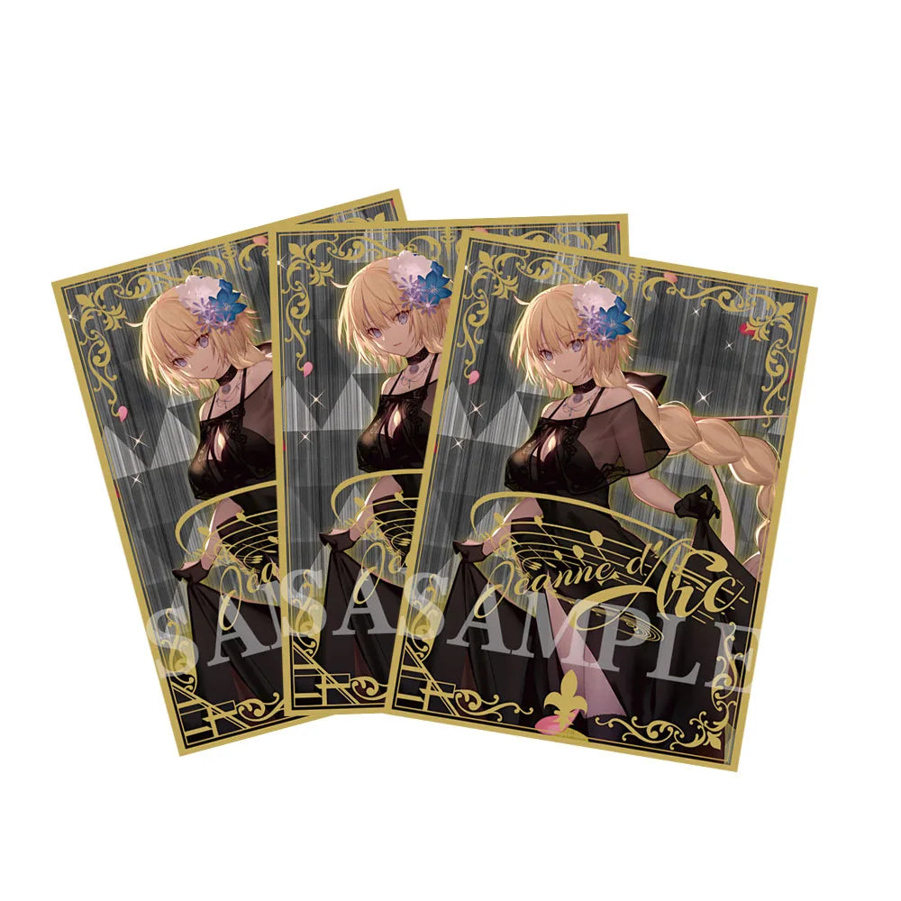 60PCS 67×92mm Cartoon Laser Anime Card Sleeves for MGT Card Protector Compatible with TCG/PTCG/PKM Card Games