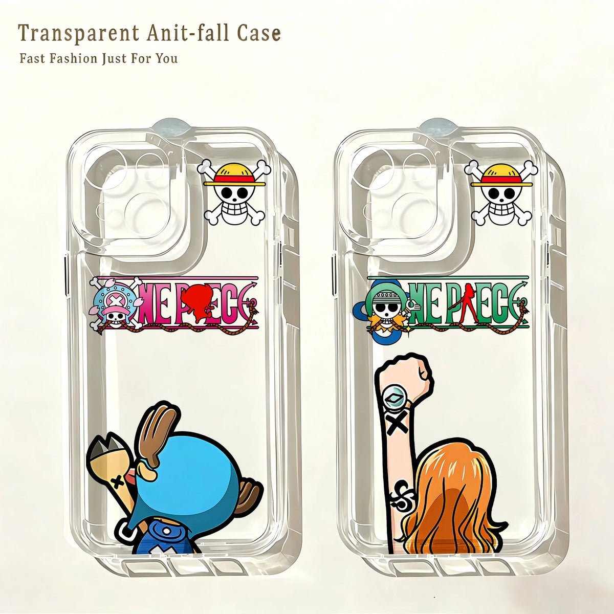 Anime New One Piece Cute Phone Case for IPhone 17e 17 16 16e 15 14 13 12 11 Mini Pro Max X XR XSMax Air Plus Clear Back Cover
