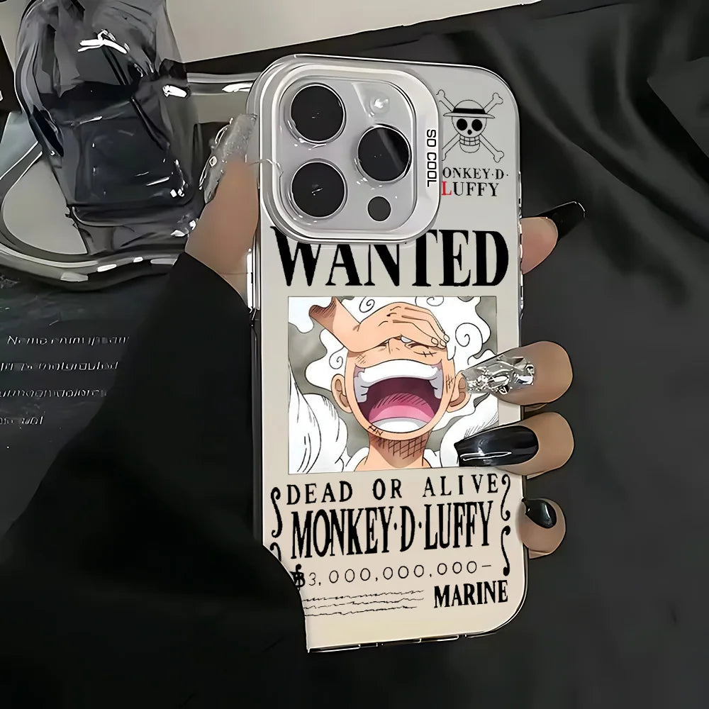 Anime One Piece Nika Luffys Phone Case for IPhone 17 17e 16e 16 15 14 13 12 11 Pro Max Air Plus Anti Fall Matte Back Cover