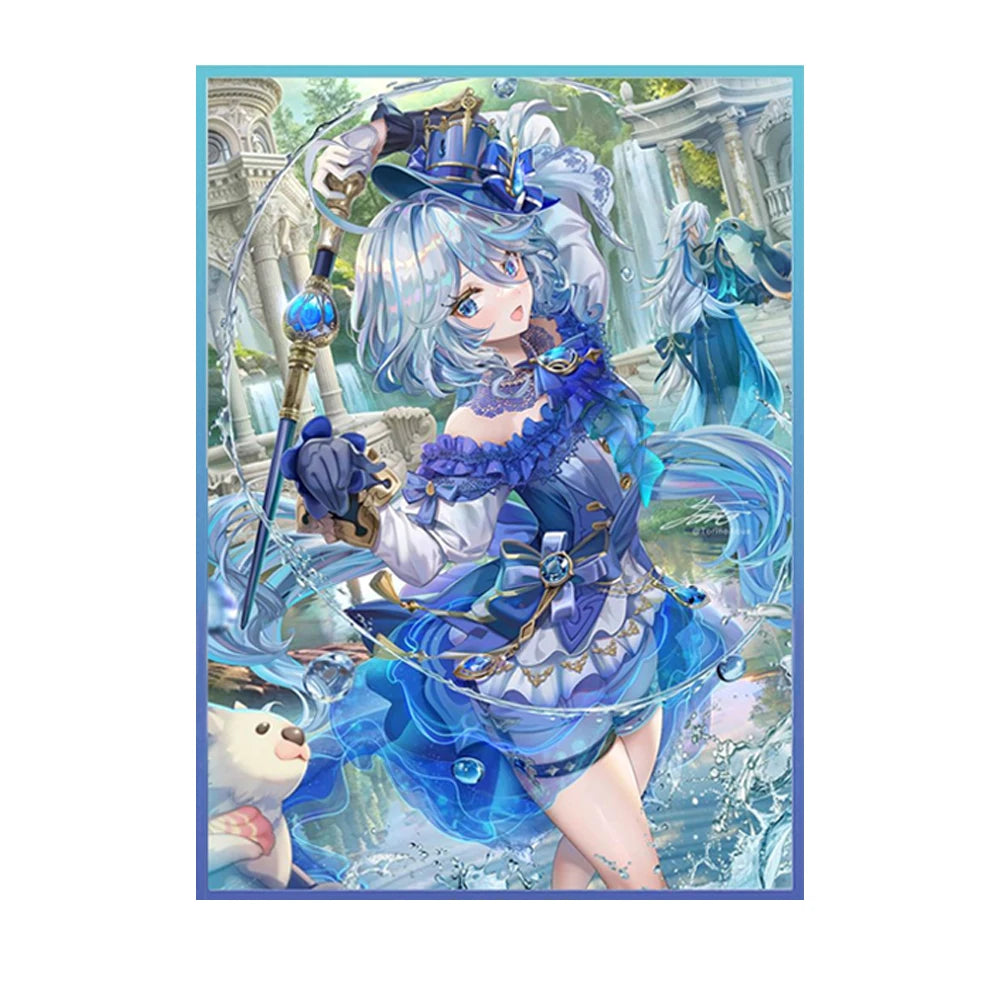 67x92mm 60PCS Laser High Quality Anime Card Sleeves Perfect fit MGT/PKM/PTCG Game Cards Trading Card Protector