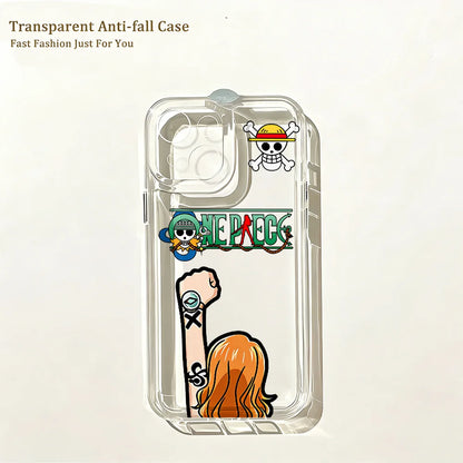 Anime New One Piece Cute Phone Case for IPhone 17e 17 16 16e 15 14 13 12 11 Mini Pro Max X XR XSMax Air Plus Clear Back Cover