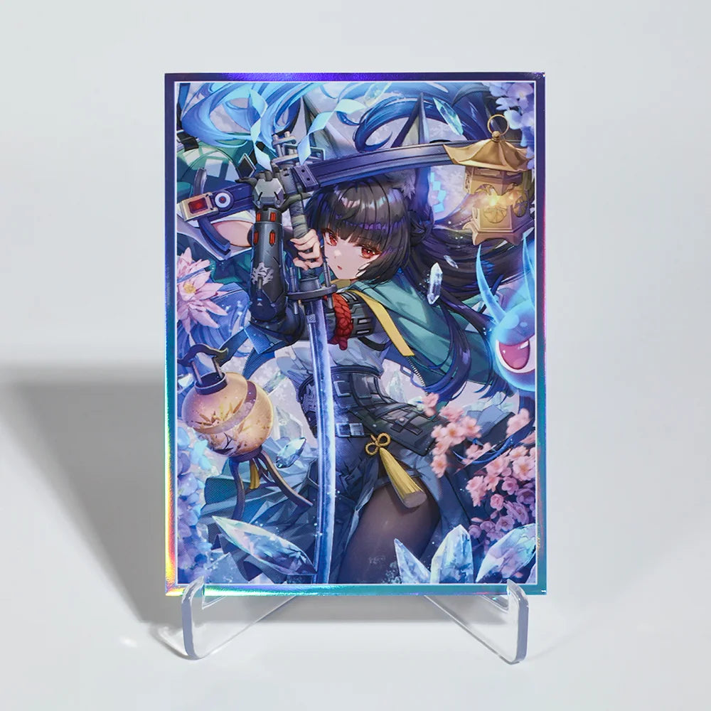67x92mm Cartoon Card Protective Sleeves Holographic Trading Card Sleeves Board Game Card protector for MGT Card Games
