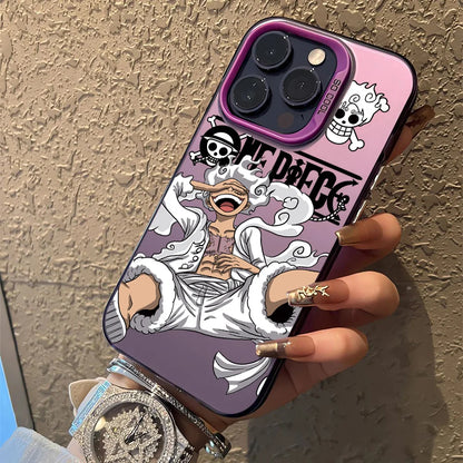 Anime One Piece Nika Luffys Phone Case for IPhone 17 17e 16e 16 15 14 13 12 11 Pro Max Air Plus Anti Fall Matte Back Cover