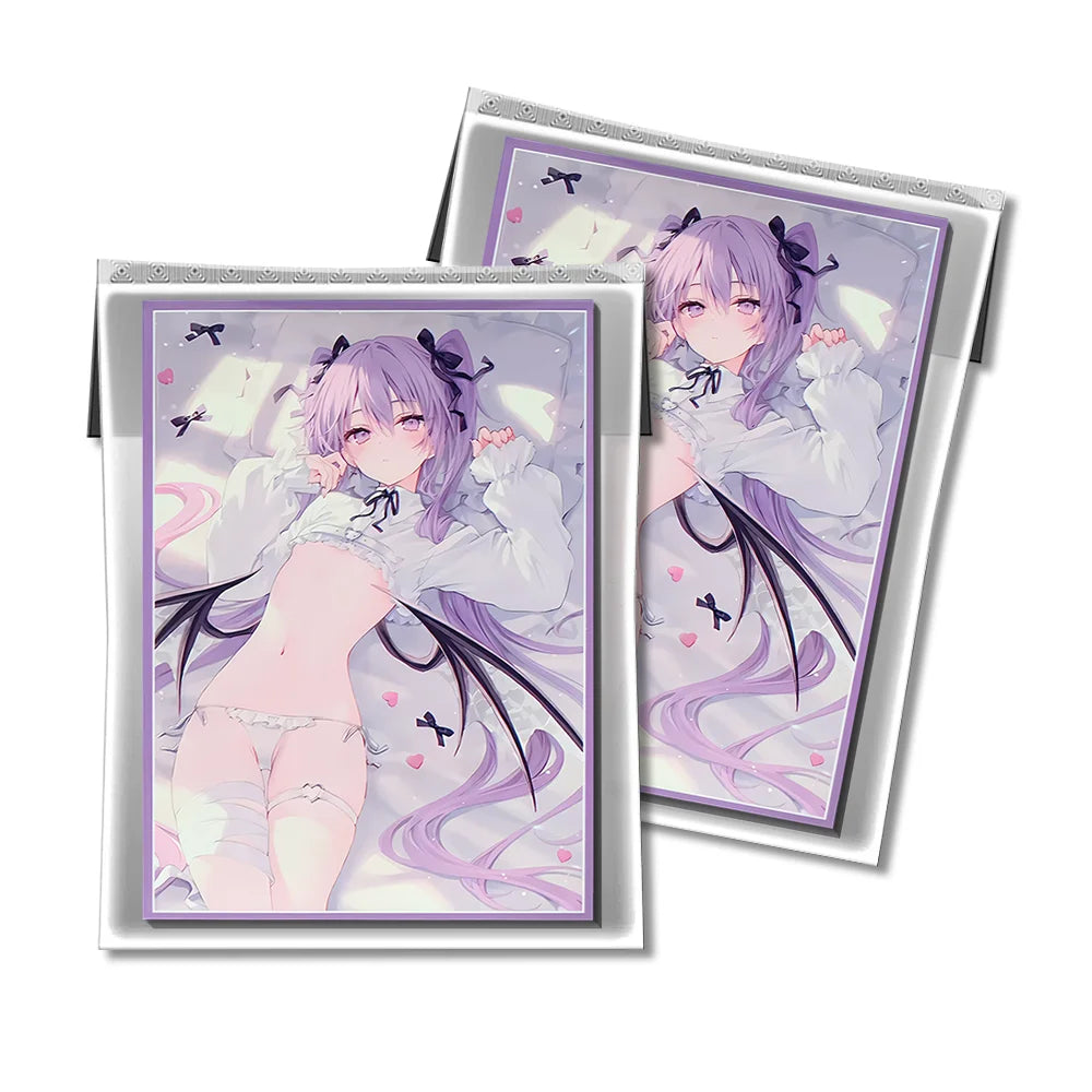 60 PCS 67X92mm Practical Art Anime Card Sleeves for MTG/PKM Top Loading Board Game Card Holder Game Trading Card Protector