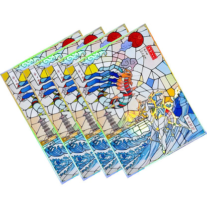50PCS 66x91mm Anime Card Sleeves Illustration Outer Protector Shield Card Cover for  PTCG/TCG/WS/MGT Board Games Trading Card
