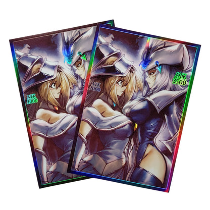 34 Styles 50Pcs/set 63X90Mm Diy Yu-Gi-Oh! Dark Magician Girl Card Sleeves Color Flash Ygo Card Protective Cover Maliss Gift Toy