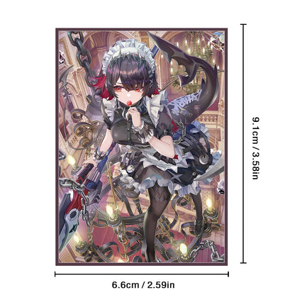 60PCS 66X91mm High-Quality Anime Standard Size Card Sleeves for MGT Trading Card Protector Top Loading Board Game Card Holder