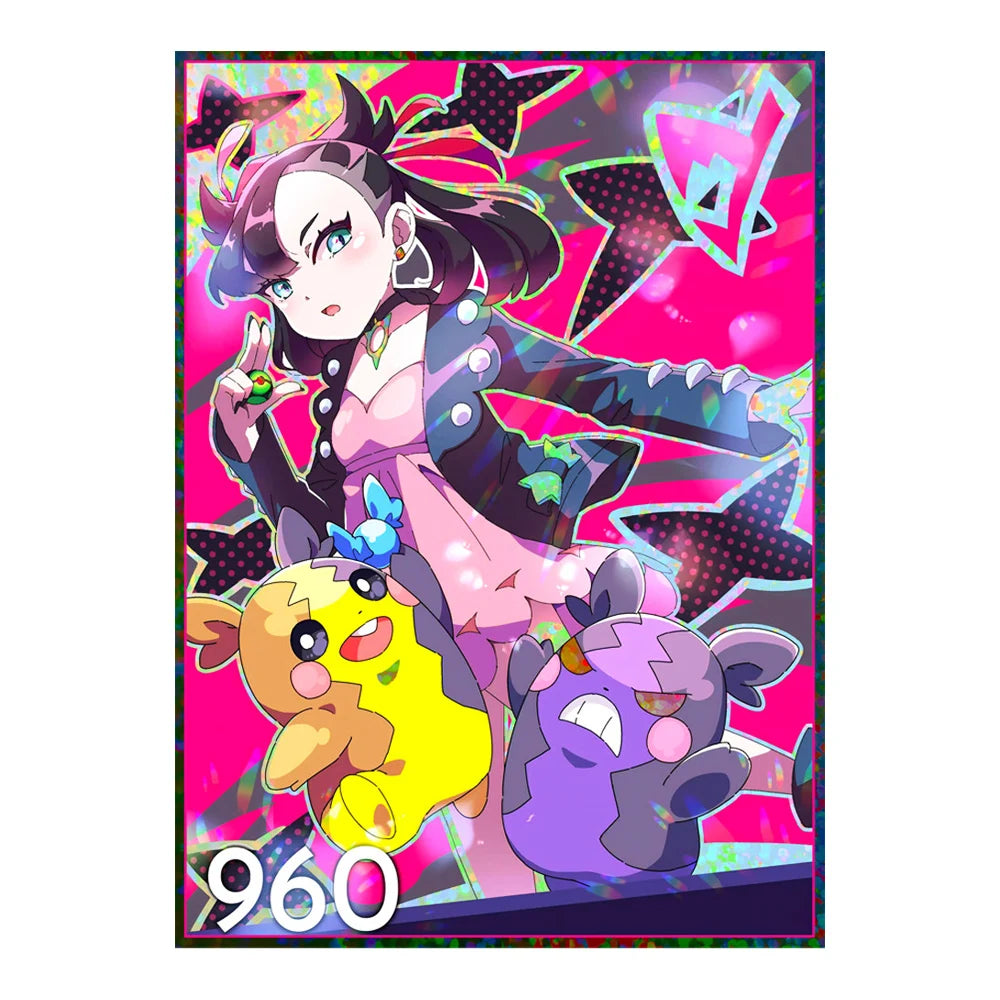 66X91mm 50PCS Standard Size Cartoon Anime Card Sleeves Board Game Trading Card Protector for MGT/PKM/PTCG