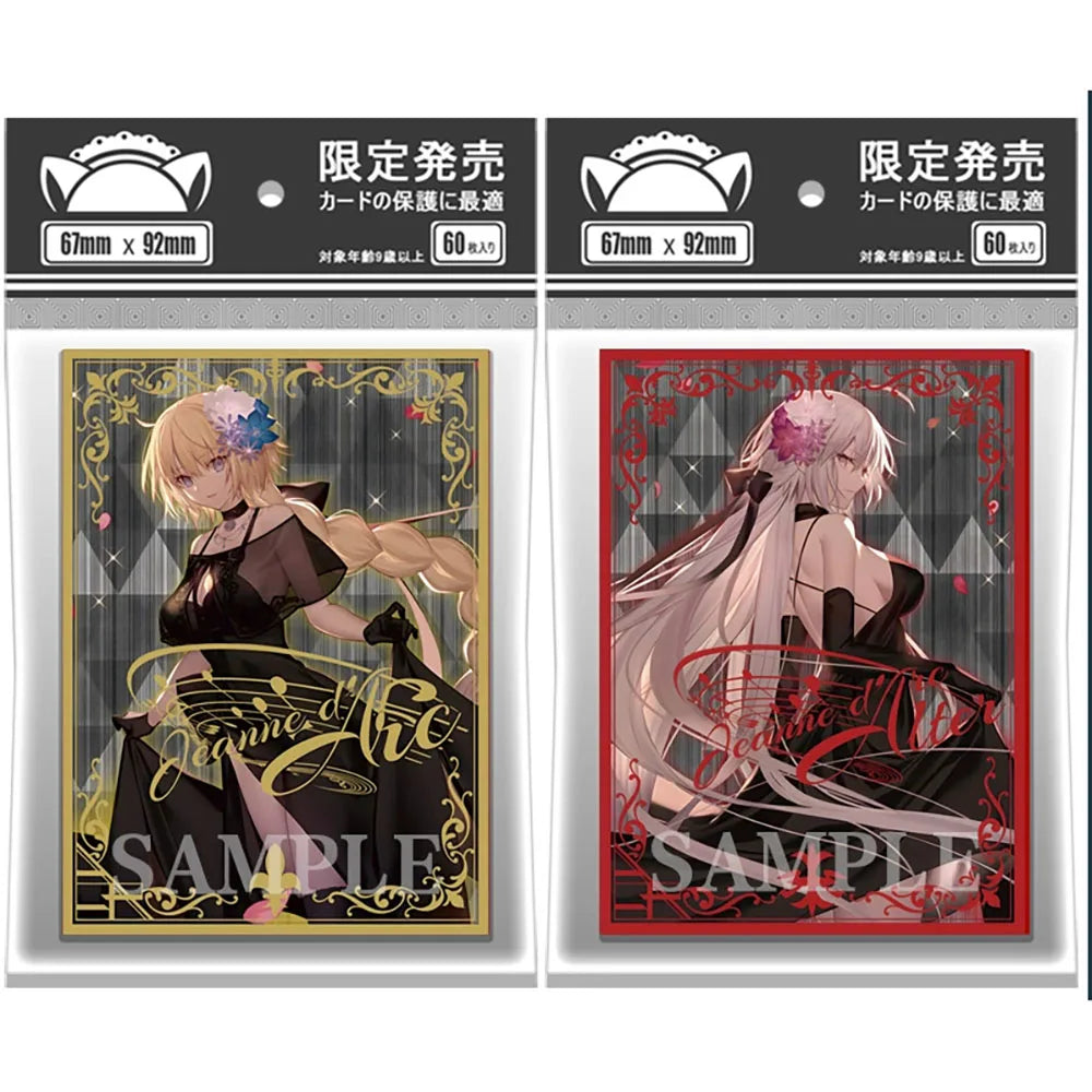 60PCS 67×92mm Cartoon Laser Anime Card Sleeves for MGT Card Protector Compatible with TCG/PTCG/PKM Card Games