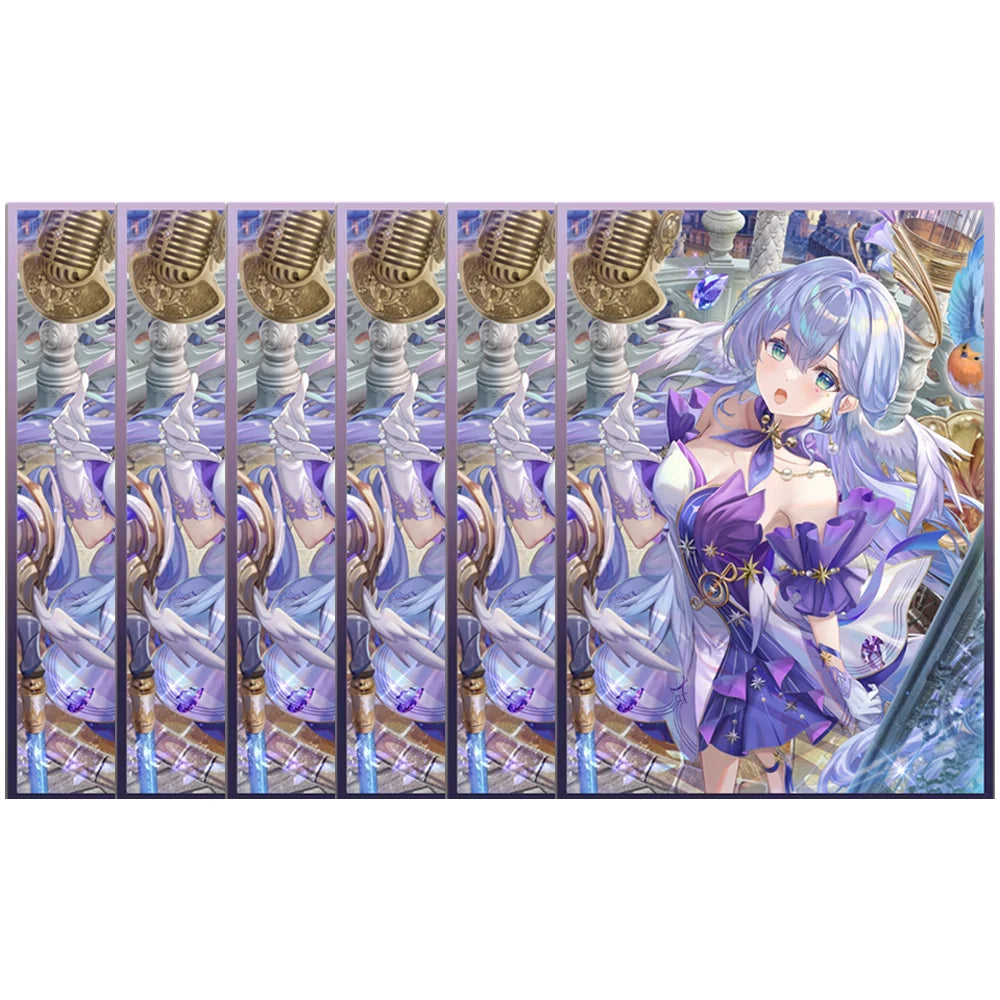 60PCS 67X92mm Two Styles of Anime Sleeves for MGT/PKM/PTCG Top Loading Board Game Card Holder Game Trading Card Protector