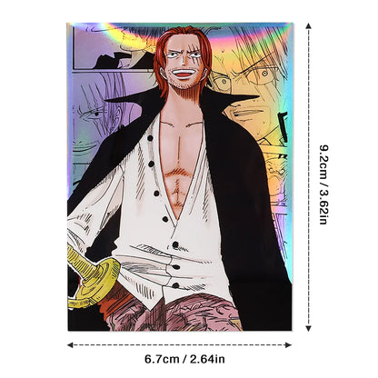 60PCS 67*92mm One Piece Card Sleeves Protector for MTG PTCG Trading Card Sleeves Anime Yamato/ Shanks /Nami OPCG Cards Sleeves