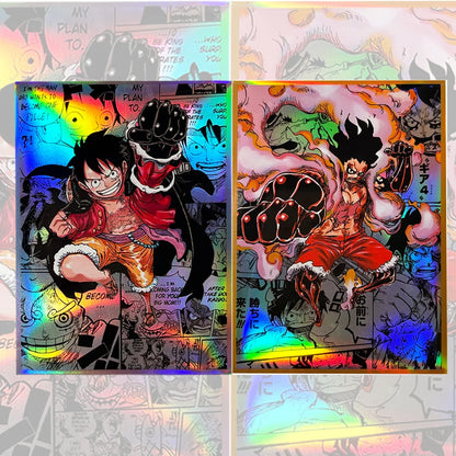 60PCS 67X92mm Standard Size Art Anime Card Sleeves OPCG/PTCG Game Top Loading Board Game Trading Card Protector
