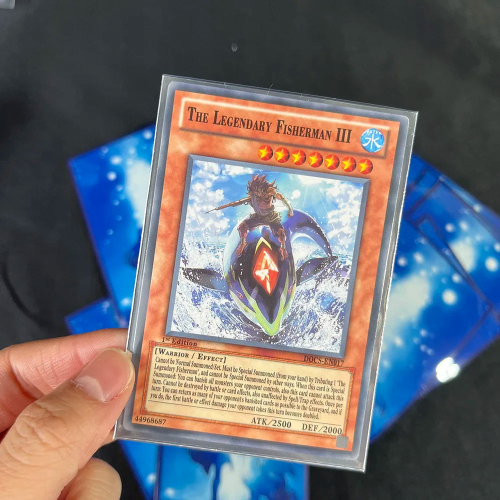 63X90MM 60PCS YGO Japanese Size Card Sleeves Printing World Legacys Contin Board Game Trading Card Sleeves Photo Card Protecter