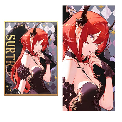 60 PCS 67X92mm Art Anime Card Sleeves for PKM/TCG Top Loading Laser Board Game Exquisite Card Holder Game Trading Card Protector