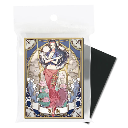 60PCS 67*92mm One Piece Card Sleeves Protector for MTG PTCG Trading Card Sleeves Anime Yamato/ Shanks /Nami OPCG Cards Sleeves