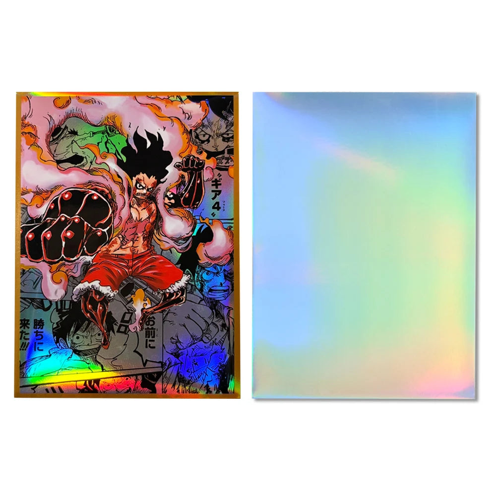 60PCS 67X92mm Standard Size Art Anime Card Sleeves OPCG/PTCG Game Top Loading Board Game Trading Card Protector