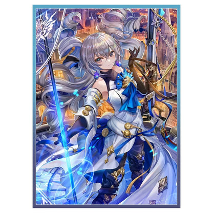 60PCS 67×92mm Standard Size Holographic Anime Card Sleeves for MGT Card Case Card Protector Compatible with TCG/PTCG/PKM