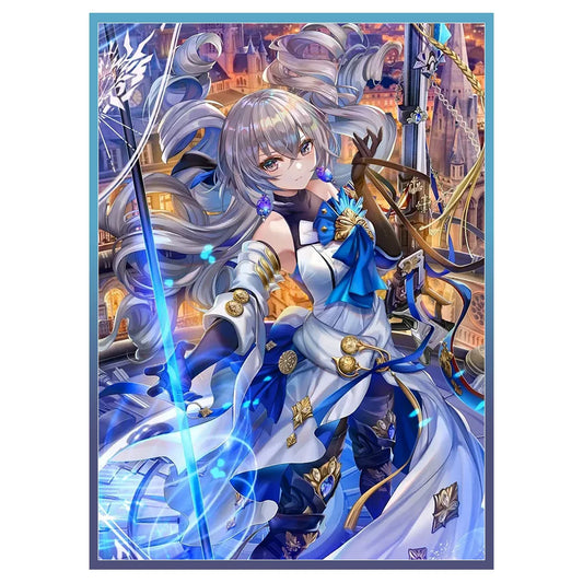 60PCS 67×92mm Standard Size Holographic Anime Card Sleeves for MGT Card Case Card Protector Compatible with TCG/PTCG/PKM