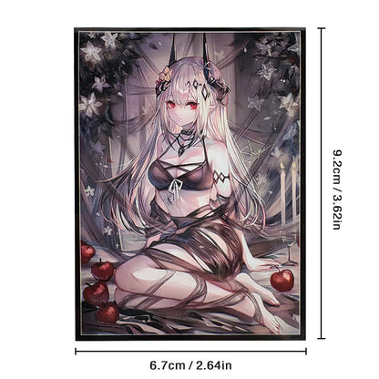60PCS 67x92mm Cartoon Anime Card Sleeves Trading Card Protector Card Cover Perfect fit PKM/MTG/PTCG Game Cards