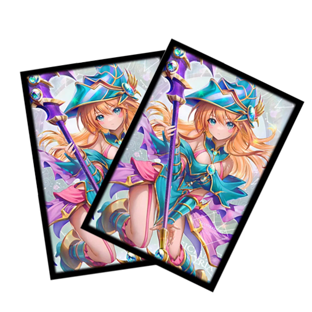 50PCS 63x90mm 16 Styles Anime Card Sleeve for YGO Game Cards Collection Player's Favorite Cartoon Sleeves Year-end Special Offer