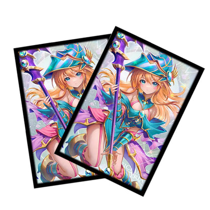 50PCS 63x90mm 16 Styles Anime Card Sleeve for YGO Game Cards Collection Player's Favorite Cartoon Sleeves Year-end Special Offer