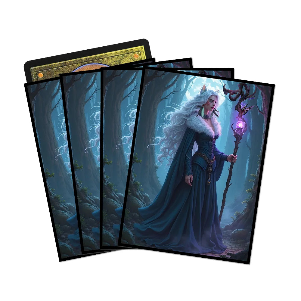 60pcs 66x91mm Multiple Styles Cool Anime Card Sleeves, Perfect for PTCG/Trading Cards, Board Game /Collection Cards Protector