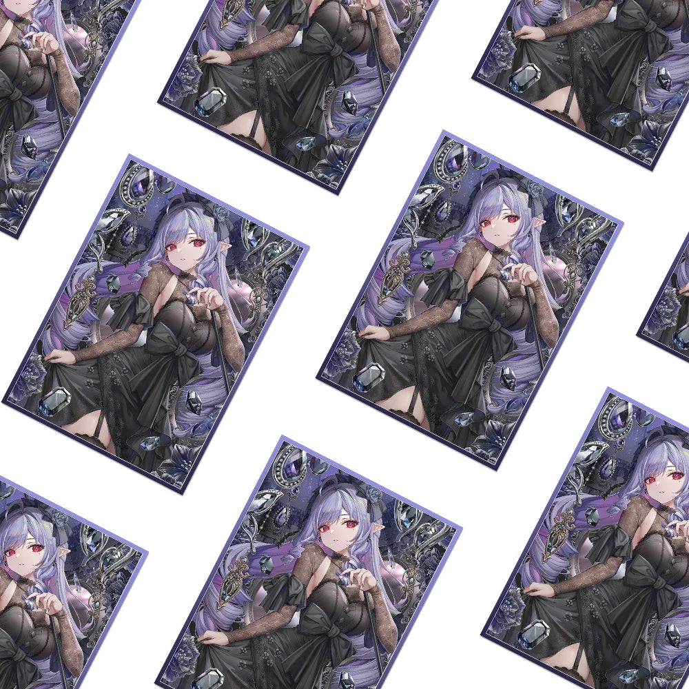 60PCS 67x92mm Standard Size Anime Cartoon Card Sleeves Top Loading Board Game Card Protector for TCG/PTCG/PKM