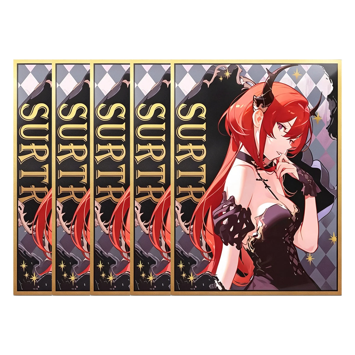 60 PCS 67X92mm Art Anime Card Sleeves for PKM/TCG Top Loading Laser Board Game Exquisite Card Holder Game Trading Card Protector