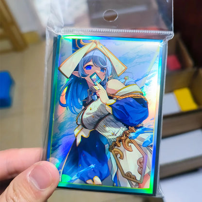 50PCS 63x90mm Trading Card Sleeves Printing Anime Card Sleeves Perfect fit YGO Card Protector Game Cards as Halloween Toy Gifts