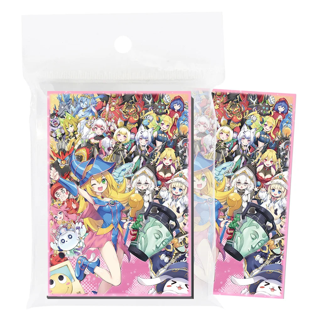 50PCS 63x90mm 16 Styles Anime Card Sleeve for YGO Game Cards Collection Player's Favorite Cartoon Sleeves Year-end Special Offer