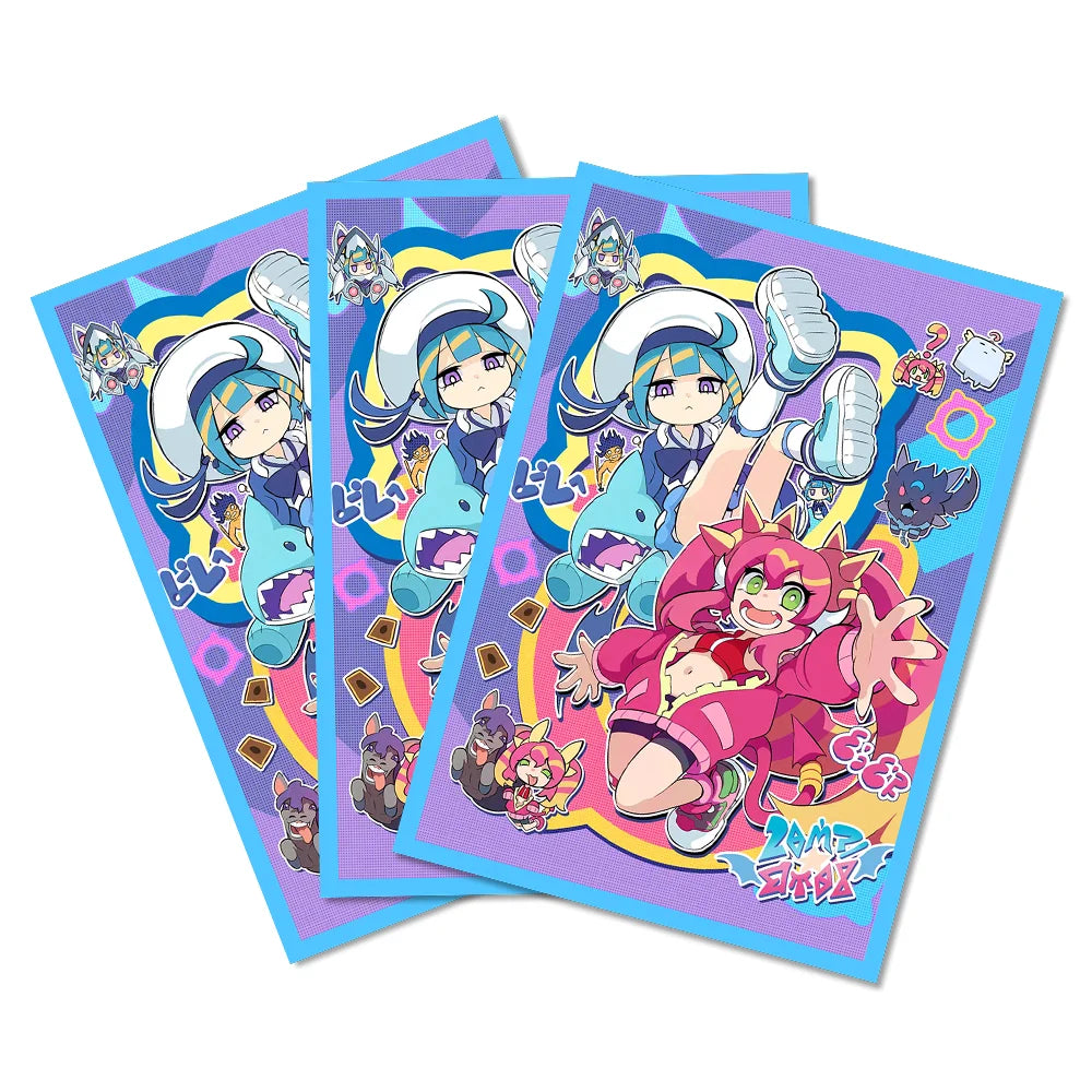 50PCS 63x90mm 16 Styles Anime Card Sleeve for YGO Game Cards Collection Player's Favorite Cartoon Sleeves Year-end Special Offer
