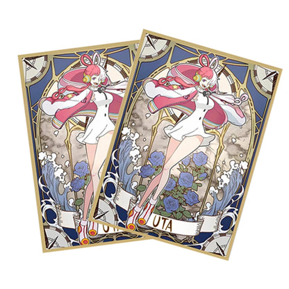 60PCS 67*92mm One Piece Card Sleeves Protector for MTG PTCG Trading Card Sleeves Anime Yamato/ Shanks /Nami OPCG Cards Sleeves