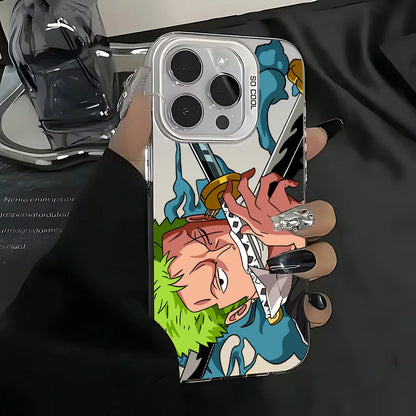 Anime One Piece Luffys Zoros Phone Case for IPhone 17 17e 16e 16 15 14 13 12 11 Pro Max Air Plus Anti Fall Matte Back Cover