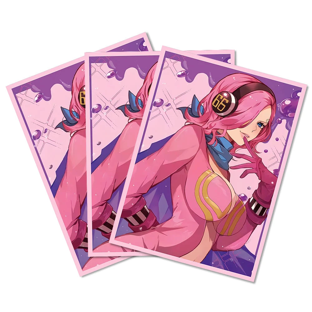 60 PCS 67X92mm Holographic Standard Size Art MGT Card Sleeves Anime TCG Game Top Loading Board Game Trading Card Protector