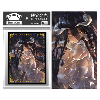 60PCS Holographic Anime Card Sleeves for MTG 67×92mm Top Loading Board Game Card Protector Compatible with TCG/PTCG/PKM