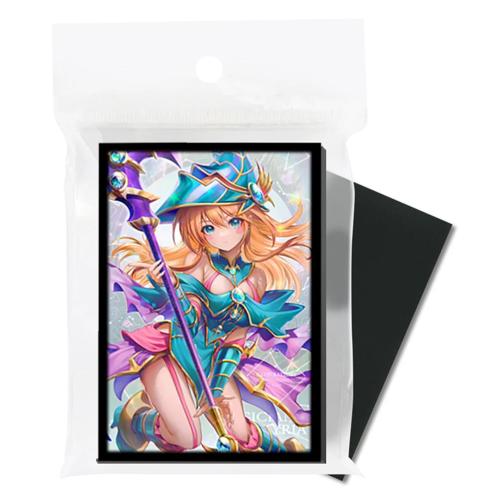50PCS 63x90mm 16 Styles Anime Card Sleeve for YGO Game Cards Collection Player's Favorite Cartoon Sleeves Year-end Special Offer