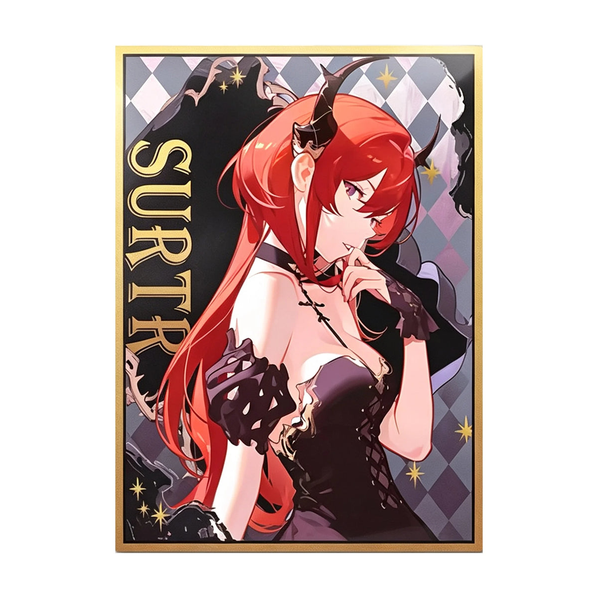 60 PCS 67X92mm Art Anime Card Sleeves for PKM/TCG Top Loading Laser Board Game Exquisite Card Holder Game Trading Card Protector
