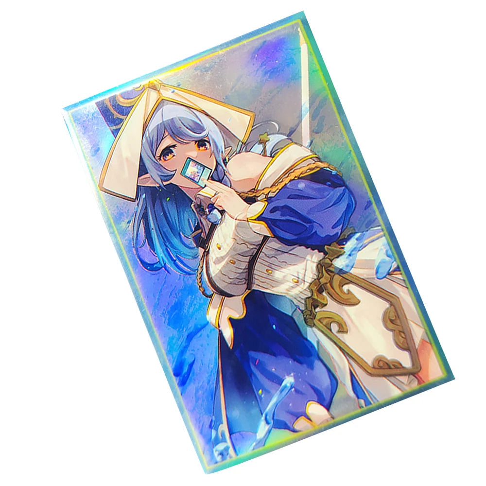 50PCS 63x90mm Trading Card Sleeves Printing Anime Card Sleeves Perfect fit YGO Card Protector Game Cards as Halloween Toy Gifts