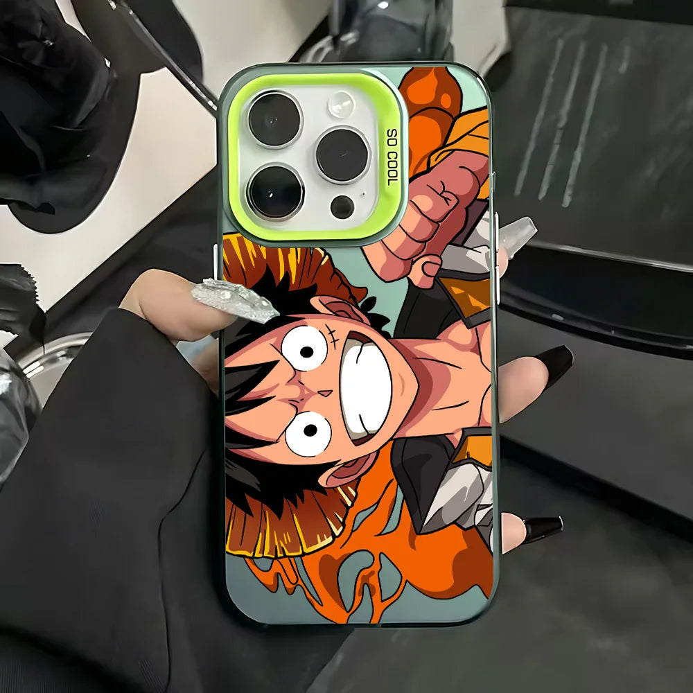 Anime One Piece Luffys Zoros Phone Case for IPhone 17 17e 16e 16 15 14 13 12 11 Pro Max Air Plus Anti Fall Matte Back Cover
