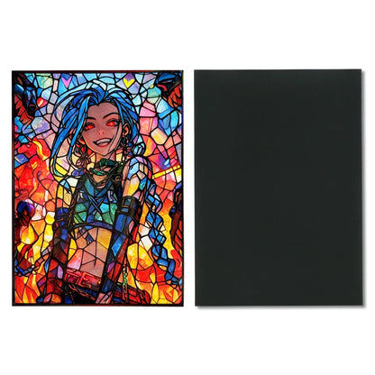 50PCS 66X91mm Standard Size Cartoon Anime Card Sleeves Board Game Trading Card Protector for MGT/PKM/PTCG